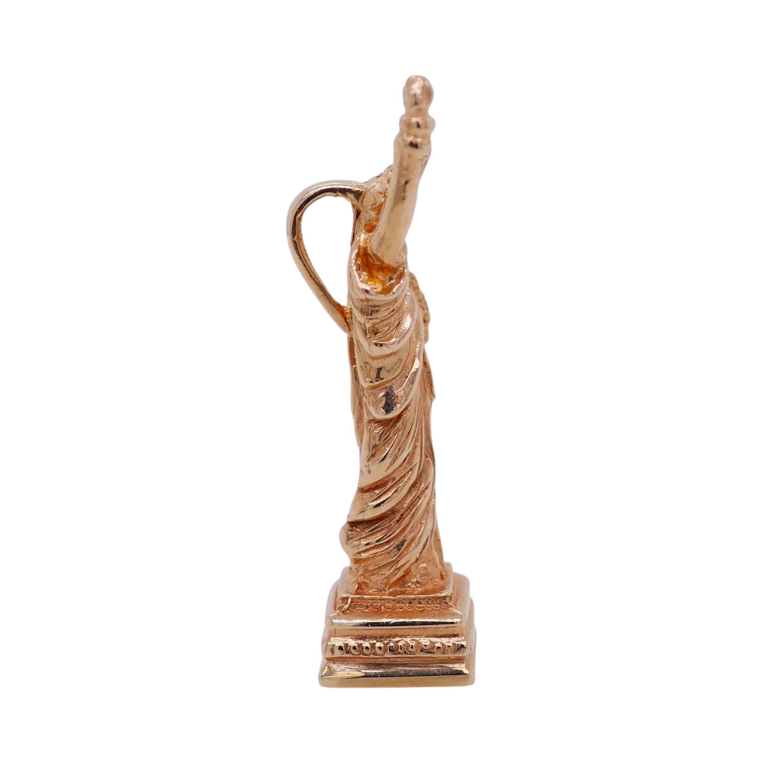 Vintage 14K Gold Statue Of Liberty Charm
