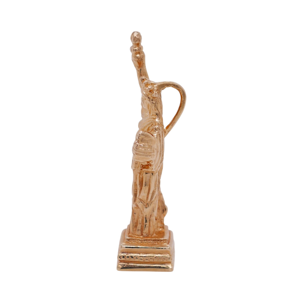 Vintage 14K Gold Statue Of Liberty Charm
