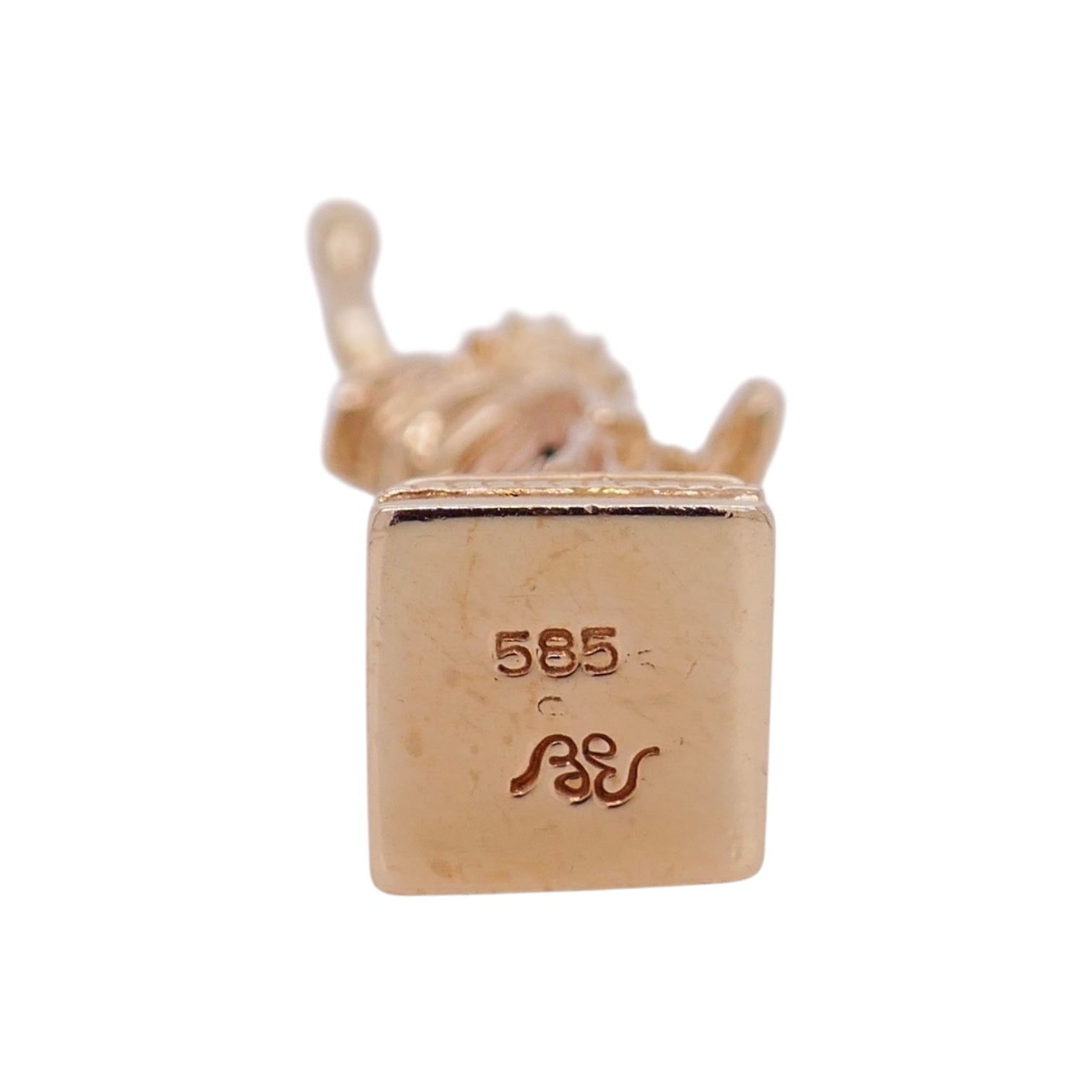 Vintage 14K Gold Statue Of Liberty Charm