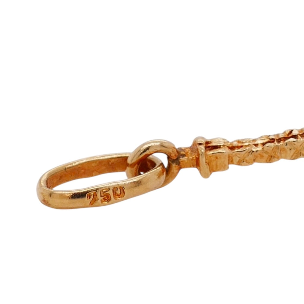 Vintage 18K Gold Eiffel Tower Pendant