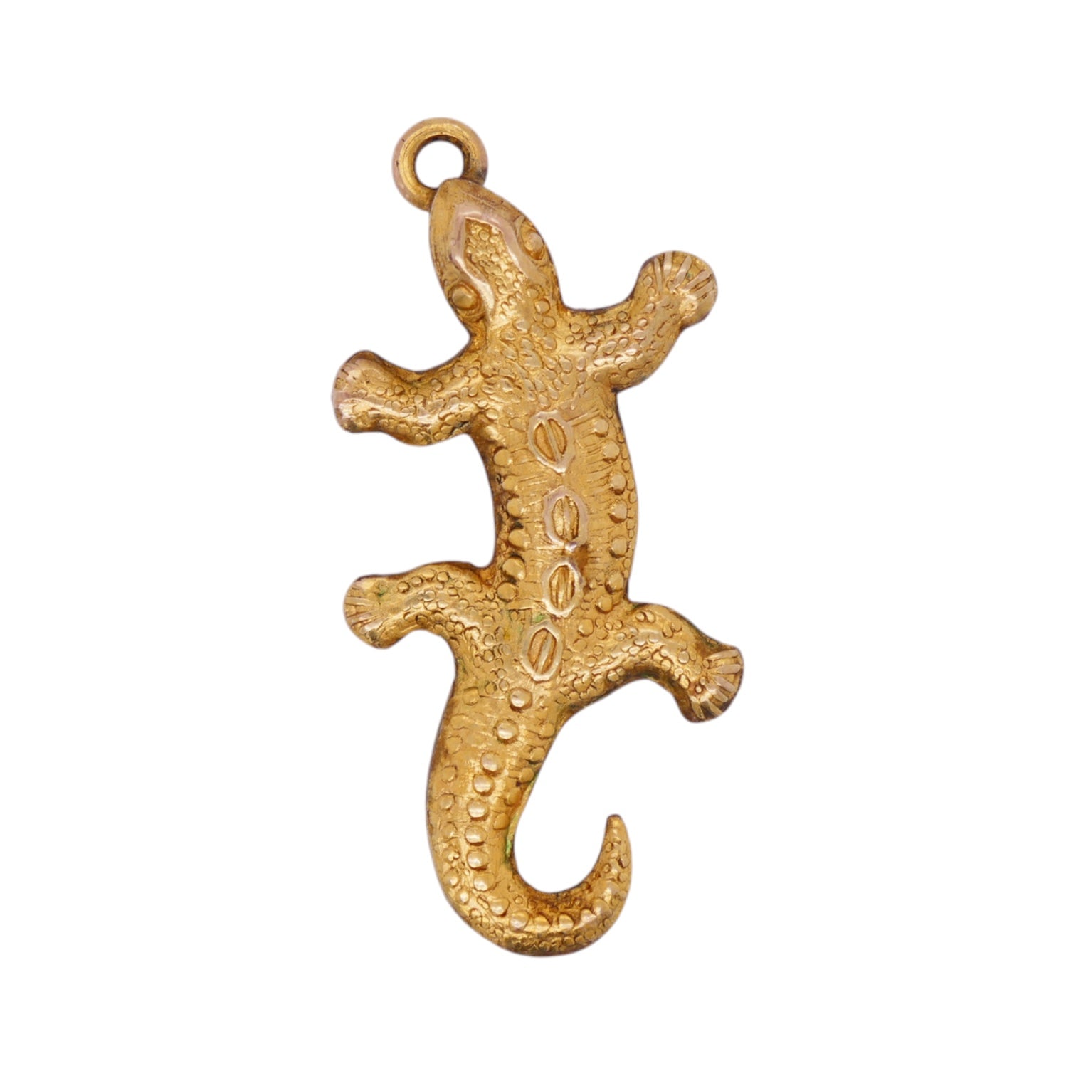 Vintage 14K Gold Lizard Charm