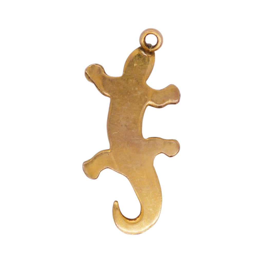 Vintage 14K Gold Lizard Charm
