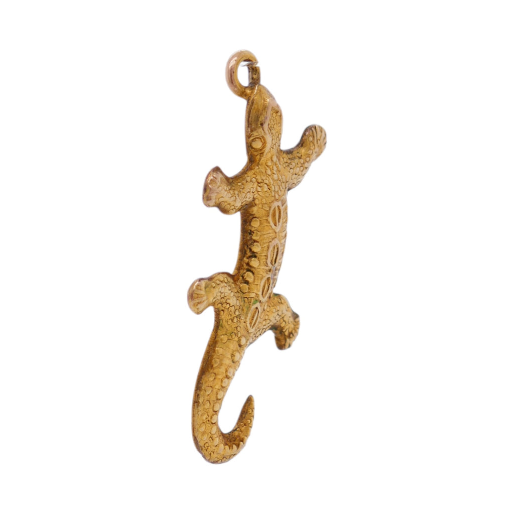 Vintage 14K Gold Lizard Charm