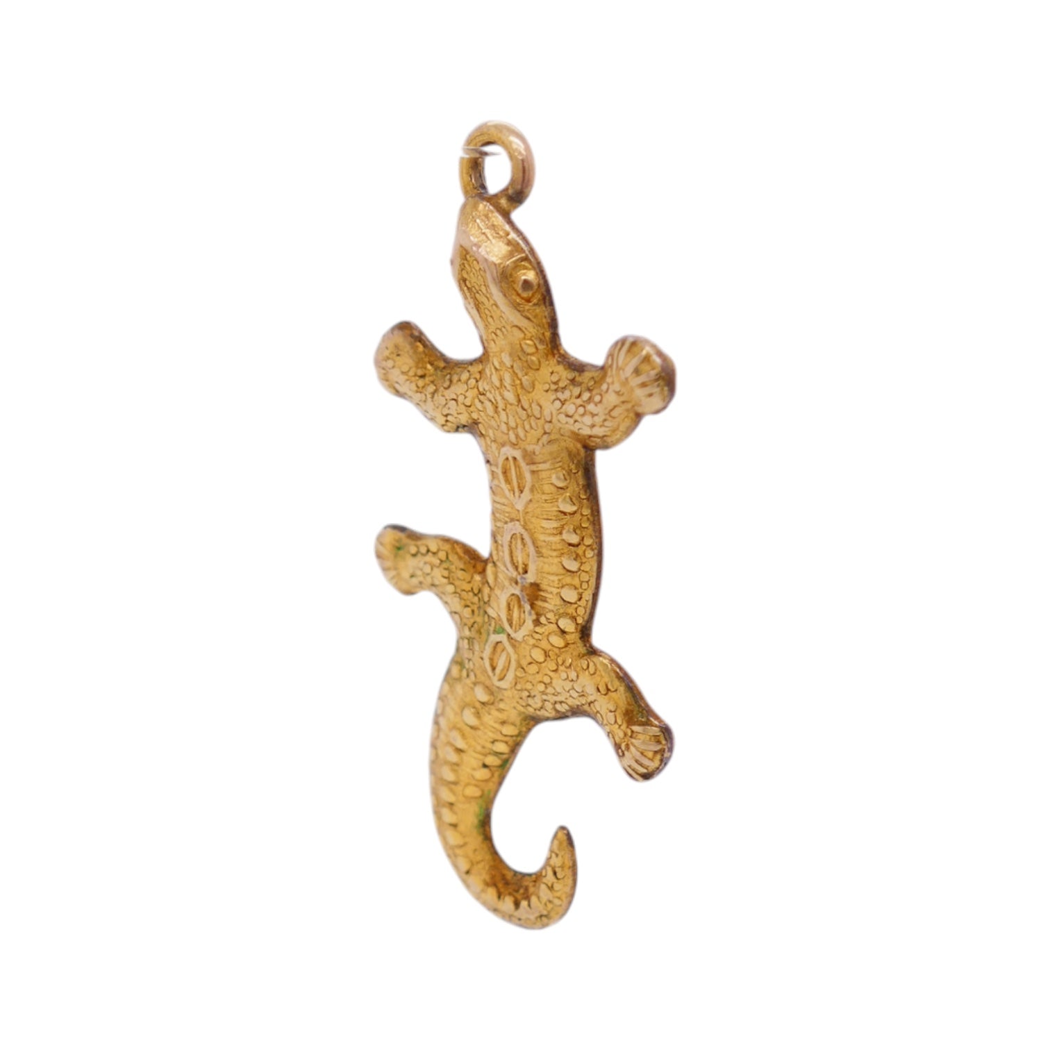 Vintage 14K Gold Lizard Charm