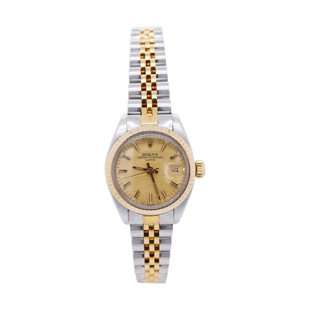 1982 Rolex Oyster Perpetual Datejust 6917 18k Yellow Gold & Stainless Steel