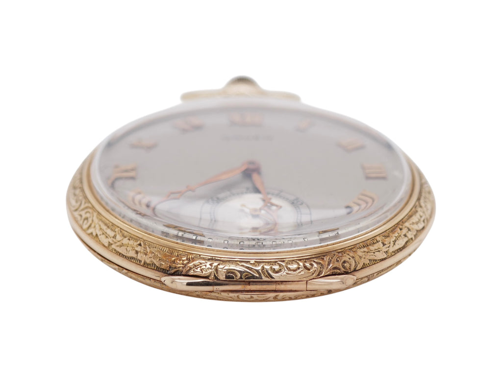 Antique 14k Gold Gruen Pocket Watch