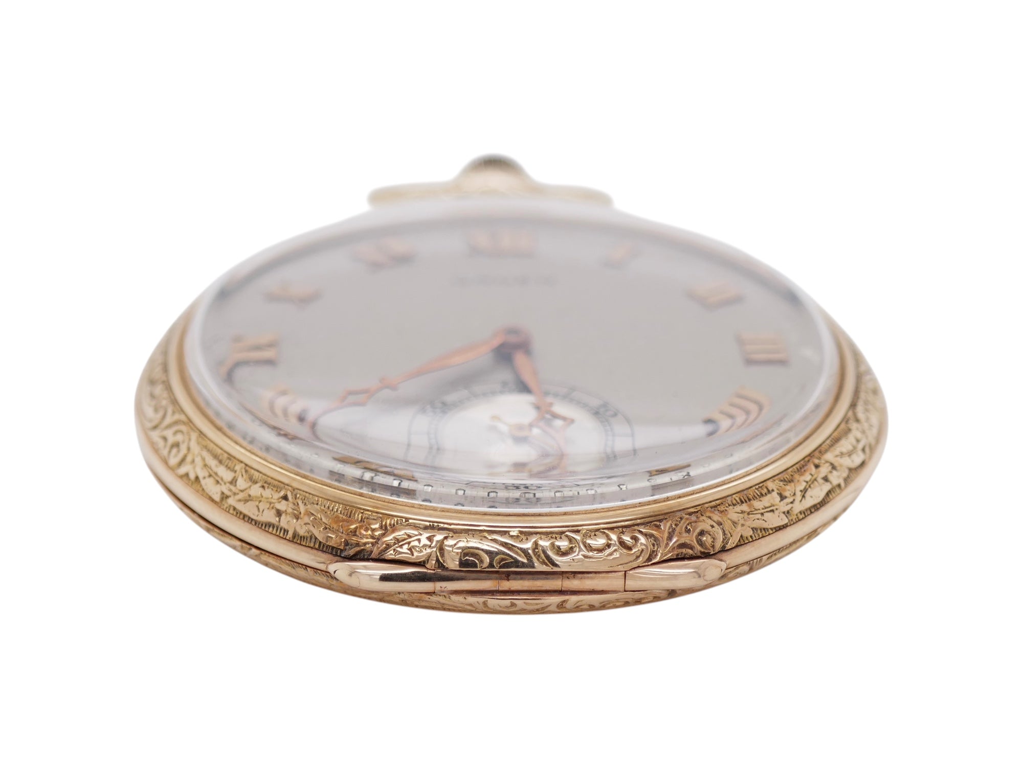 Antique 14k Gold Gruen Pocket Watch