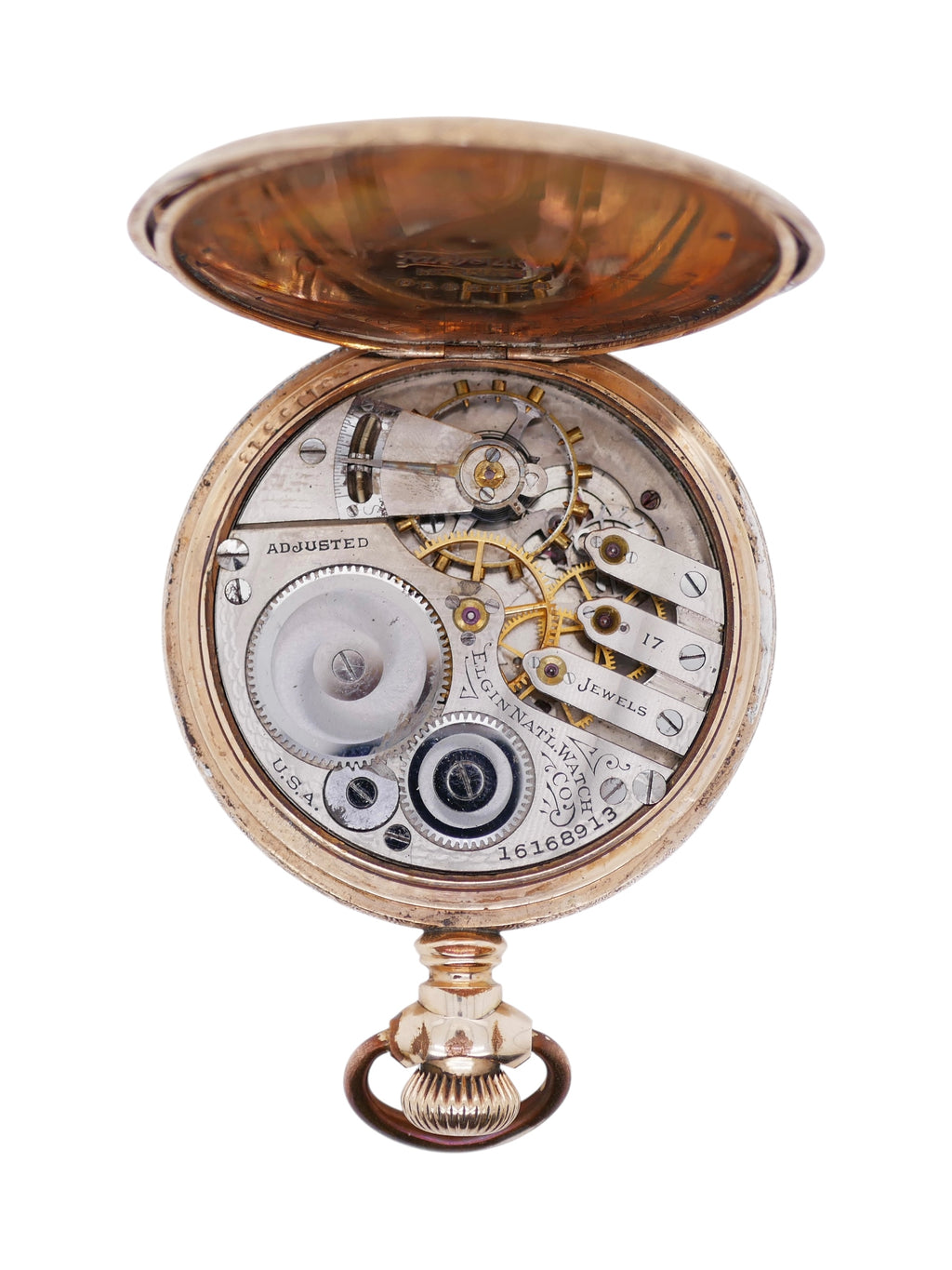 Antique 14k Gold Elgin Pocket Watch