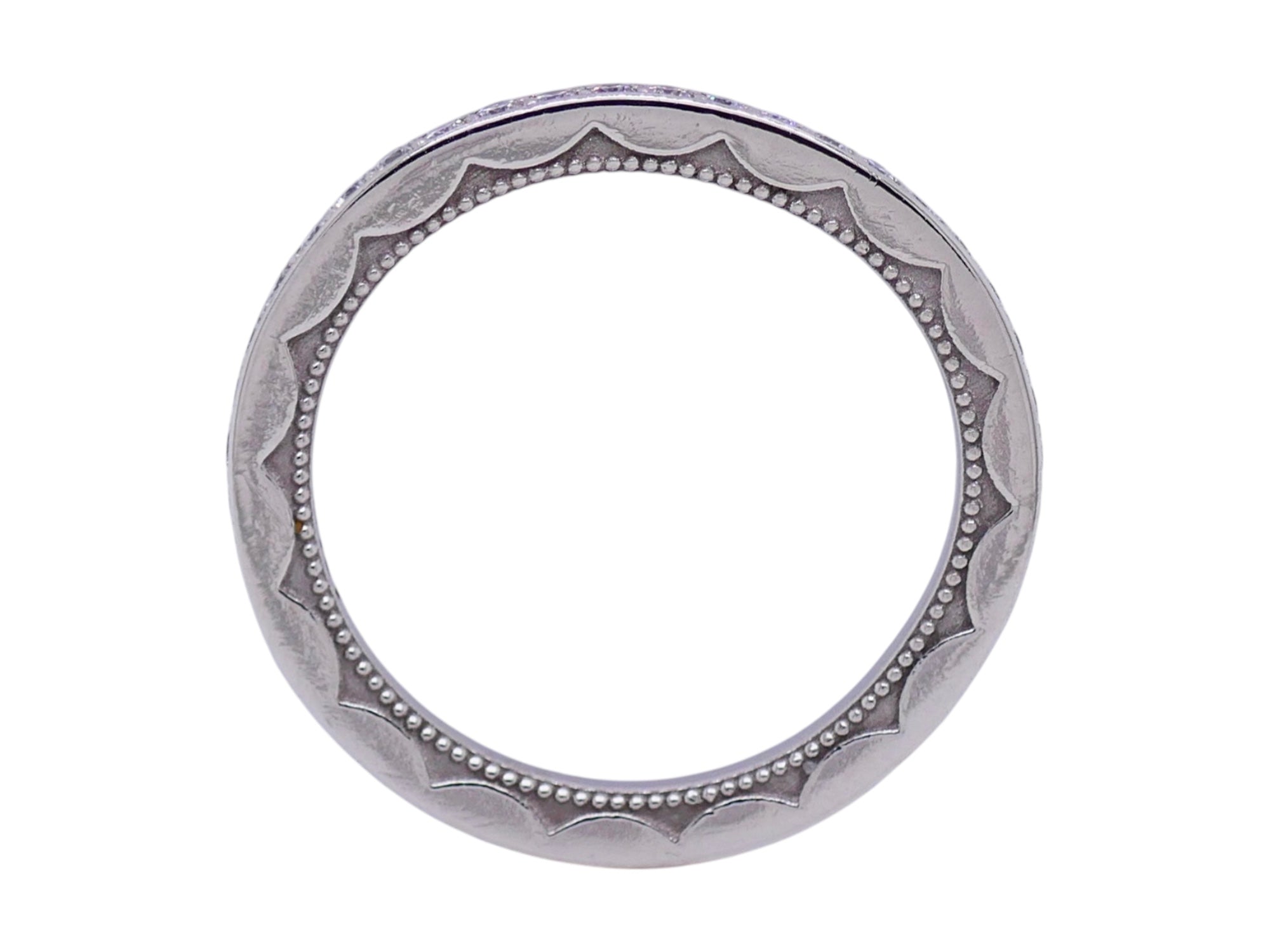 Tacori Platinum Diamond Eternity Band 0.35 ctw Size 4.5