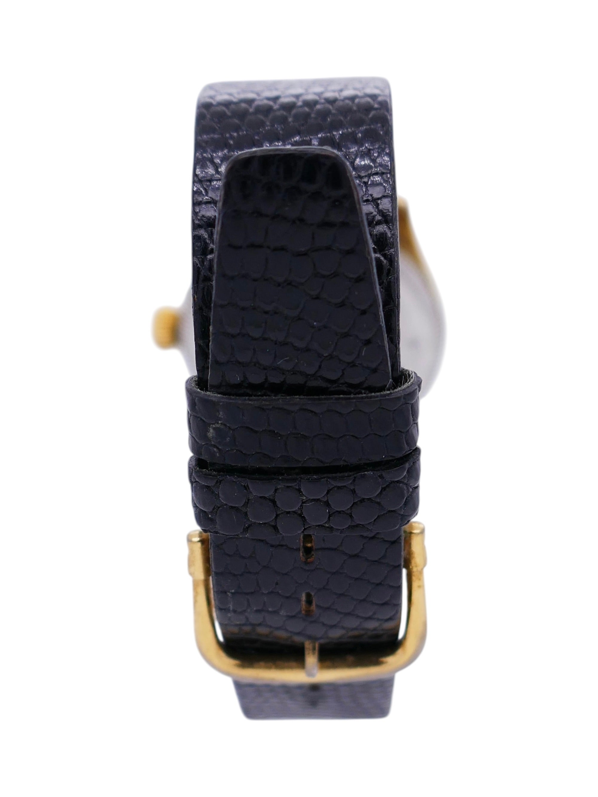 Vintage Gold Plated Rolex Oyster 3373F – Non Rolex Leather Strap