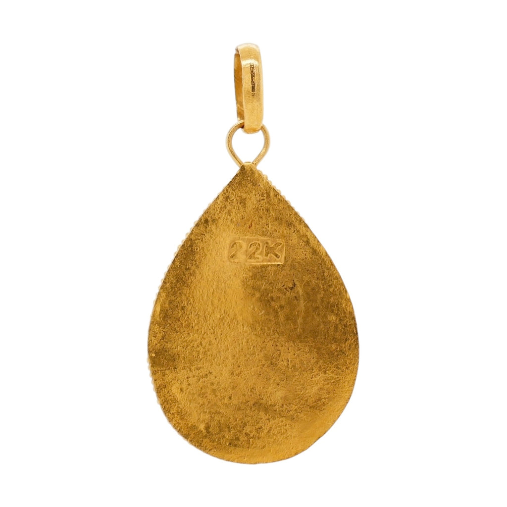 22K Yellow Gold Bug Pendant
