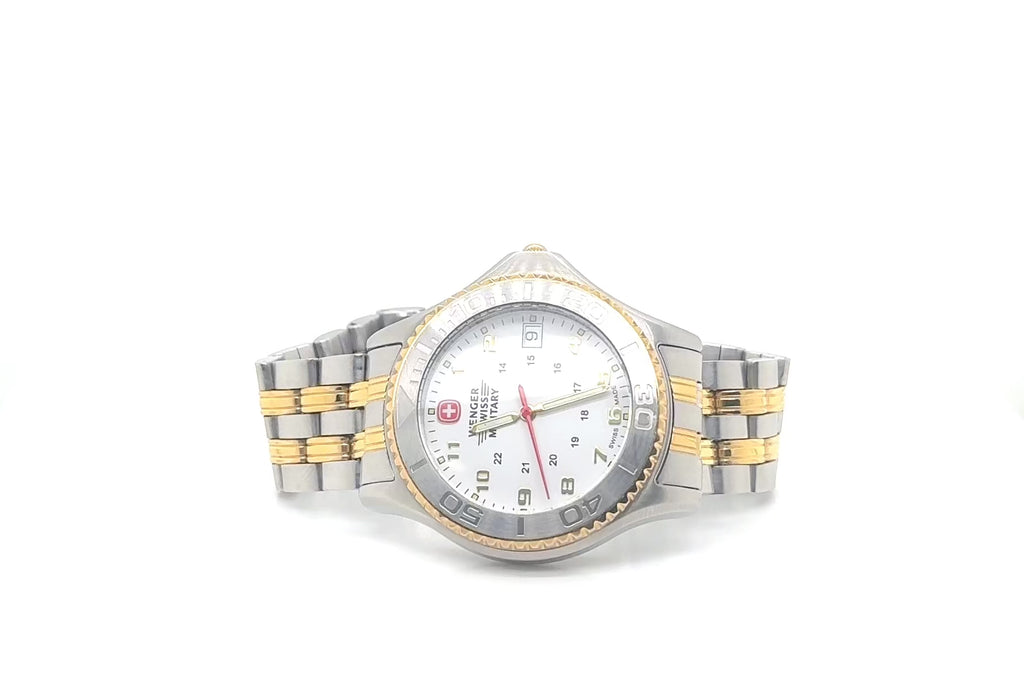 Wenger Swiss Military Two-Tone Stainless Steel Mens Watch