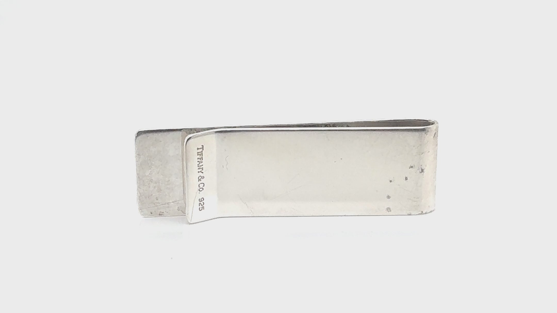 Tiffany & Co. Sterling Silver Money Clip 2.25 in