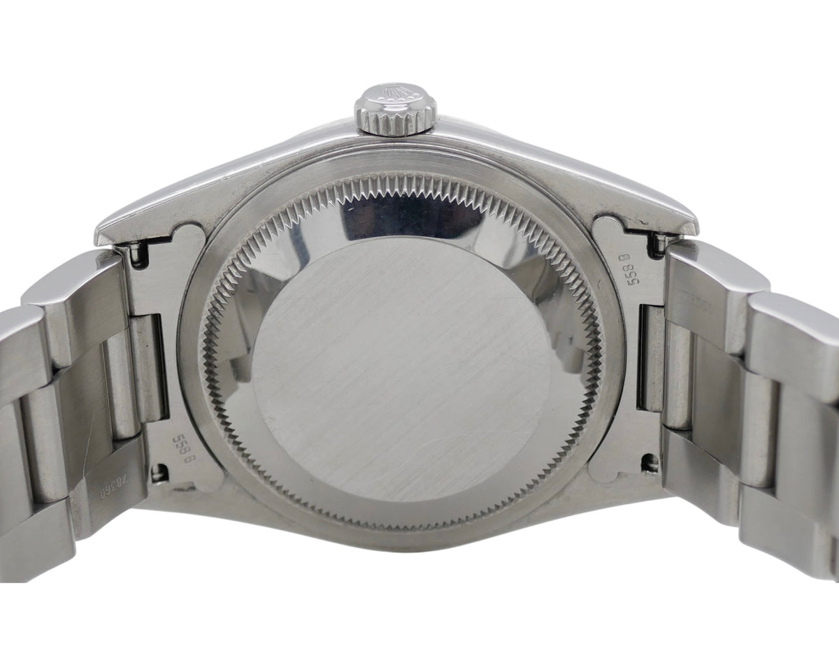 1999 Rolex Datejust 16200 Stainless Steel Band & Rhodium Dial with Box & Papers