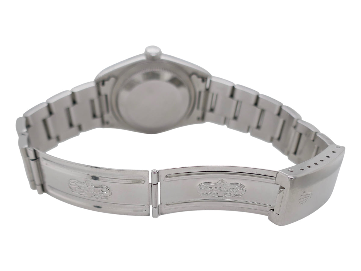 1999 Rolex Datejust 16200 Stainless Steel Band & Rhodium Dial with Box & Papers