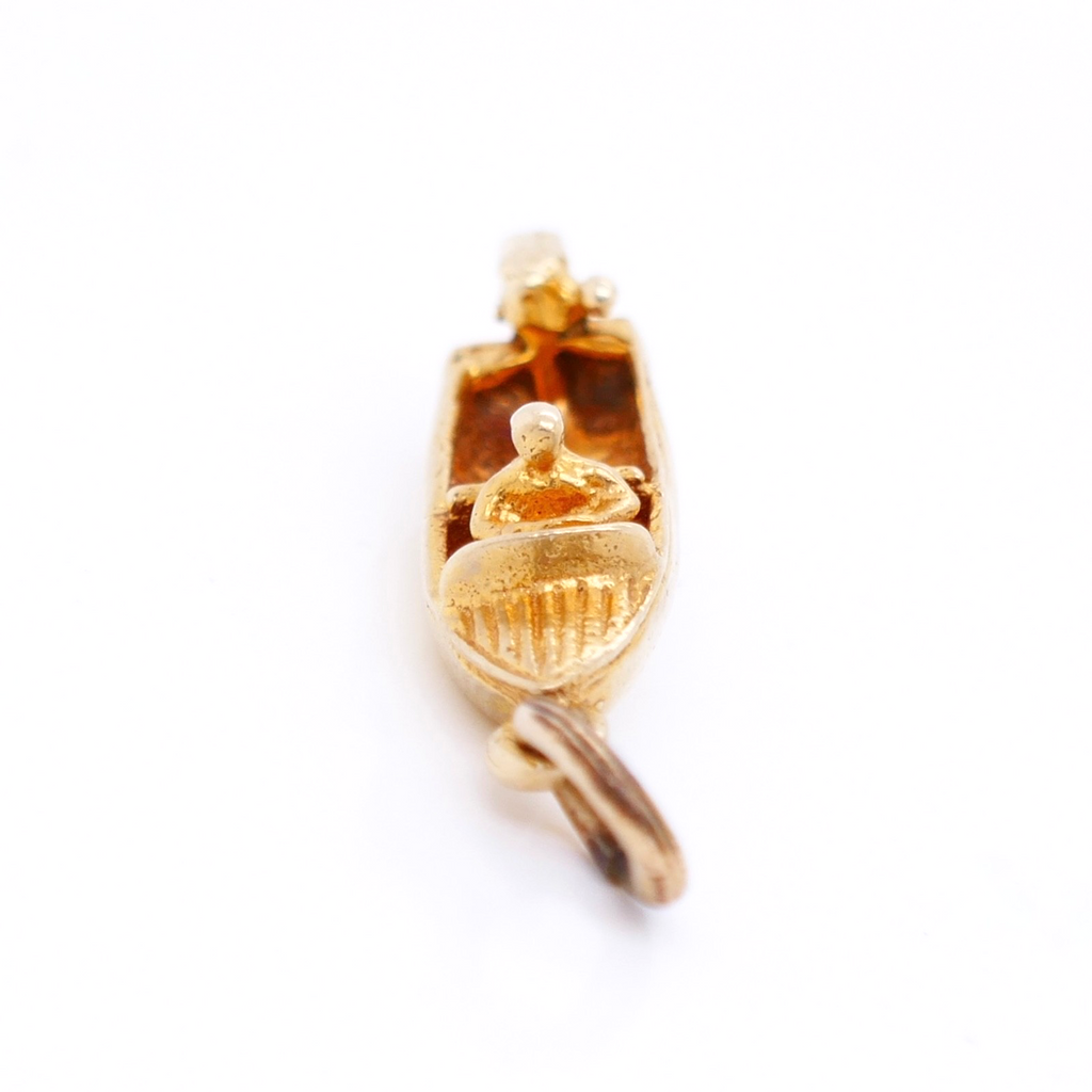 Vintage 14K Gold Boat Charm