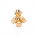 Vintage 14K Gold Bowling Ball & Pins Charm