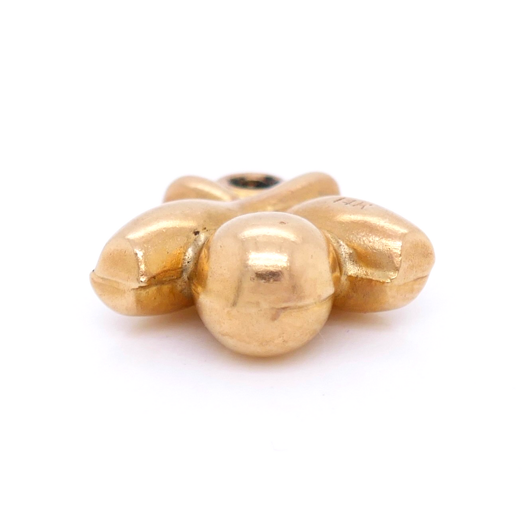 Vintage 14K Gold Bowling Ball & Pins Charm