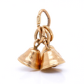 Vintage 14K Gold Triple Bell Charm