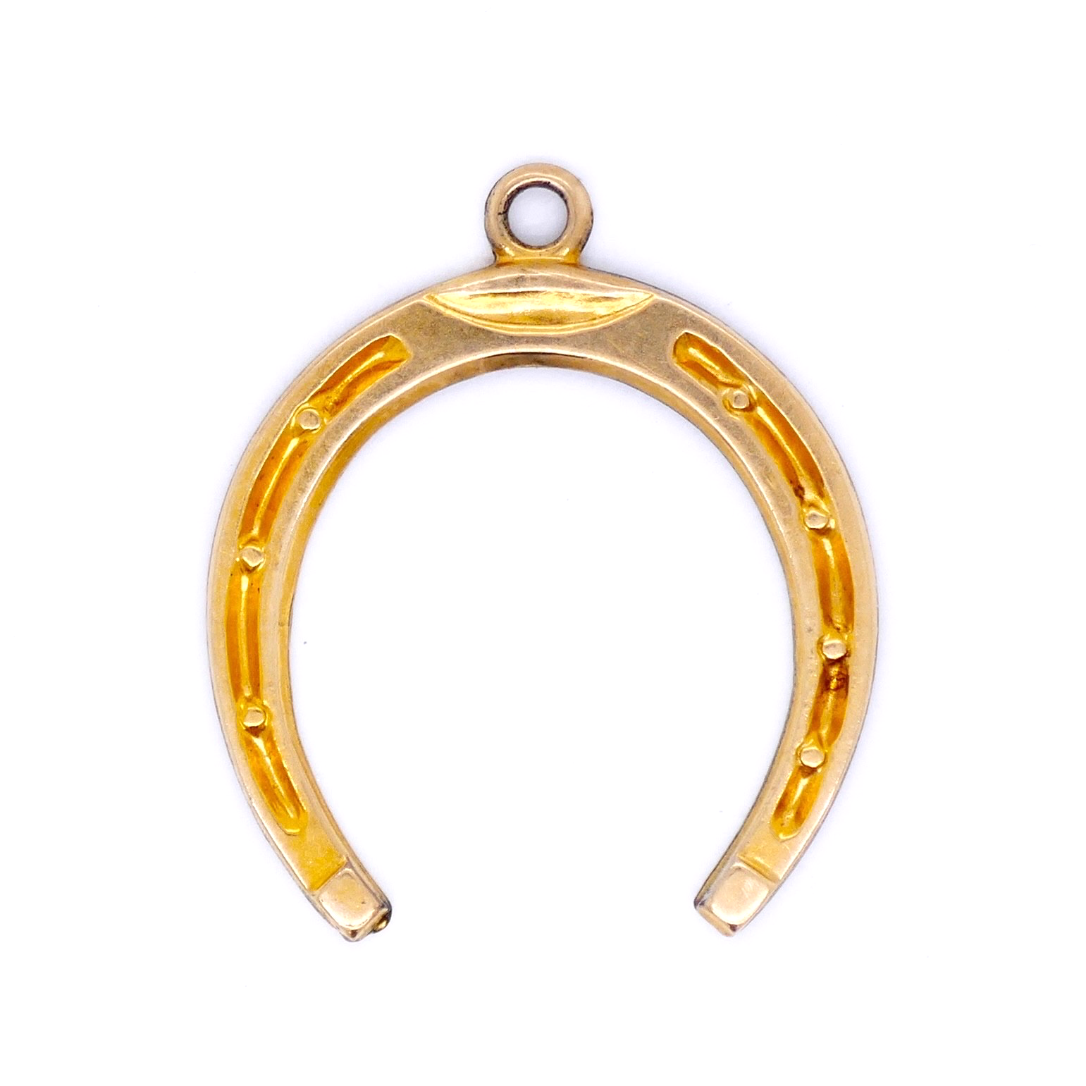 Vintage 14K Gold Horseshoe Charm