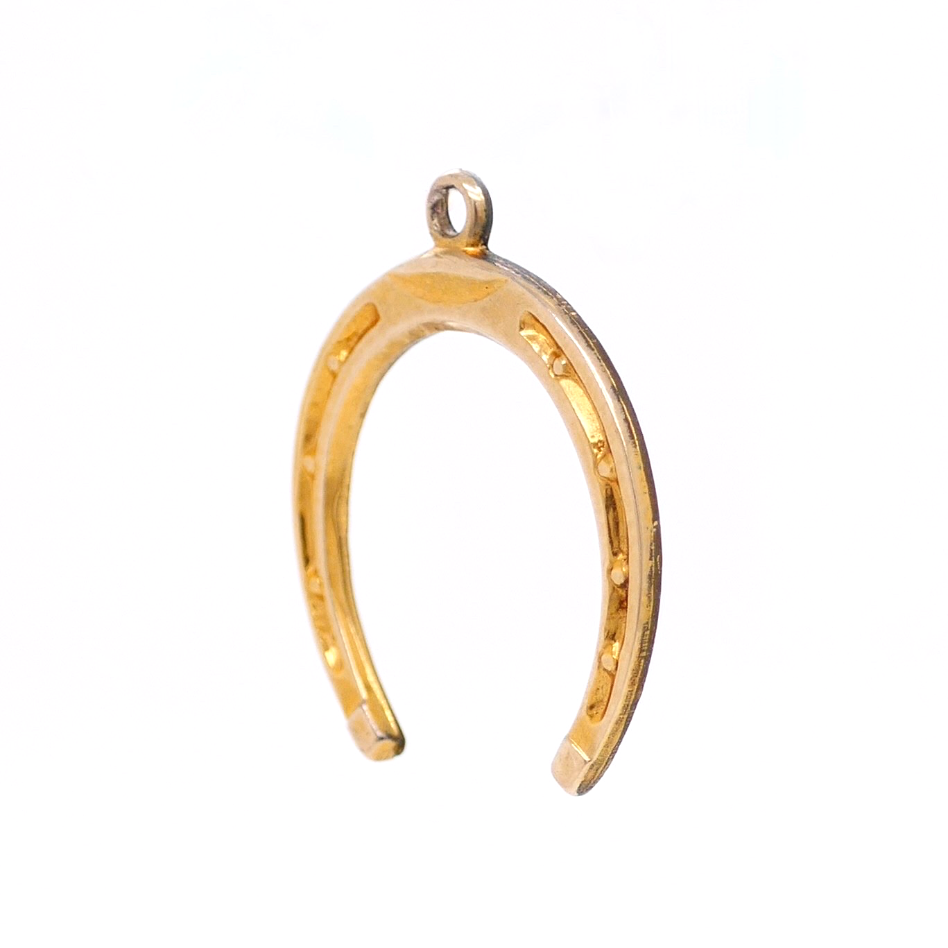 Vintage 14K Gold Horseshoe Charm