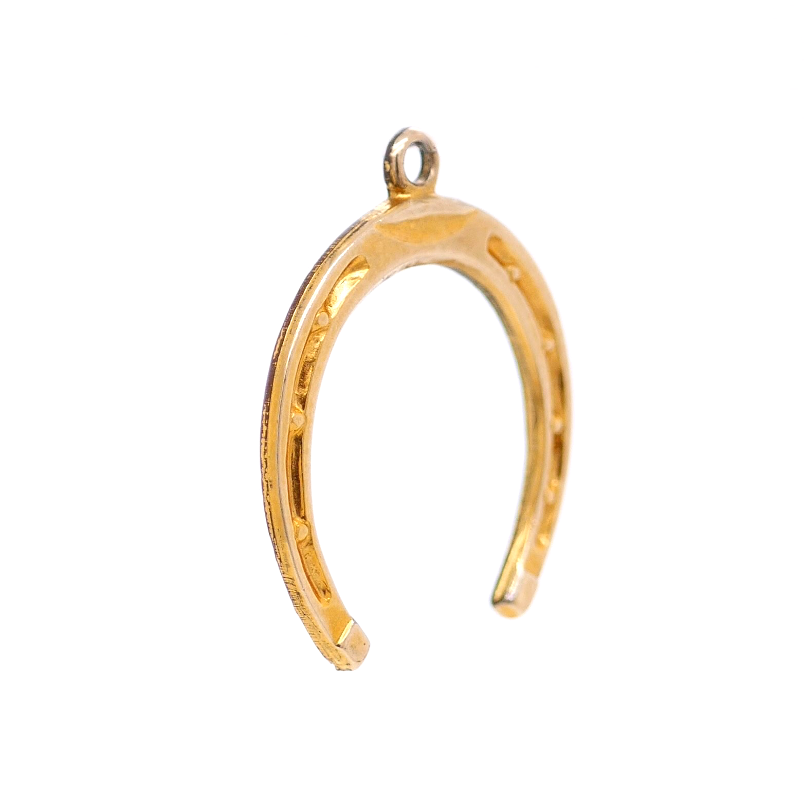 Vintage 14K Gold Horseshoe Charm