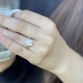 Vintage Platinum OEC 5.13 ct Diamond Ring Size 9.25