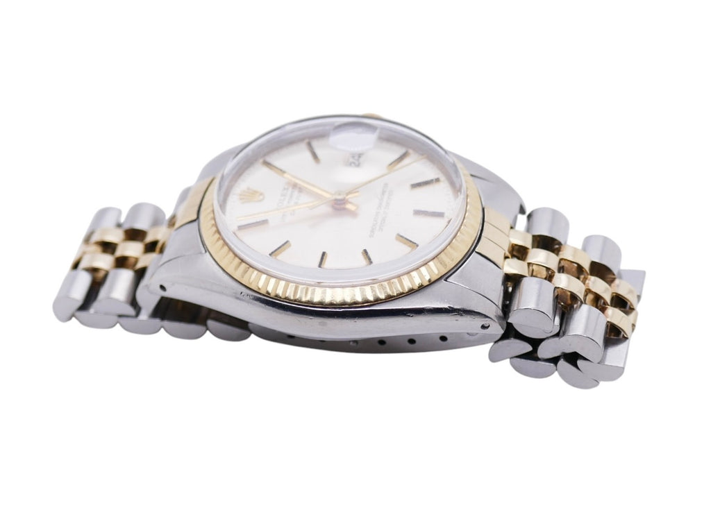 1979 Oyster Perpetual Date Just 16013 Rolex Watch 18k Gold & Stainless Steel