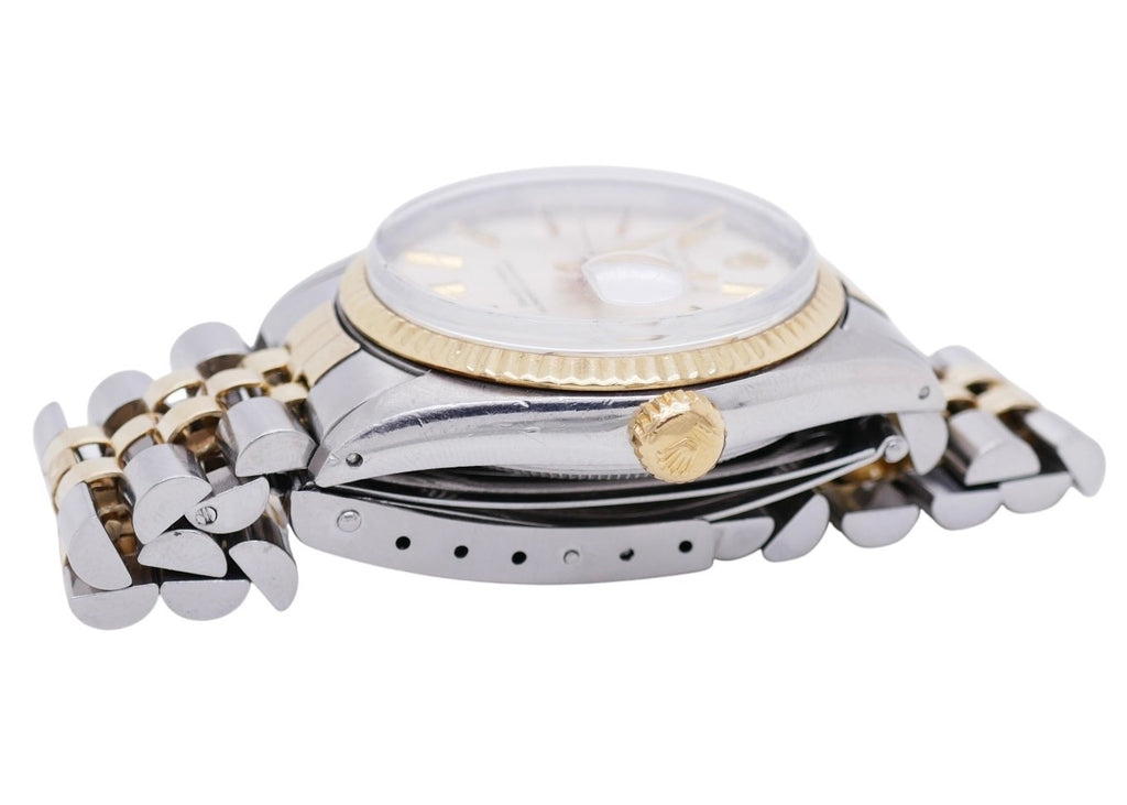 1979 Oyster Perpetual Date Just 16013 Rolex Watch 18k Gold & Stainless Steel