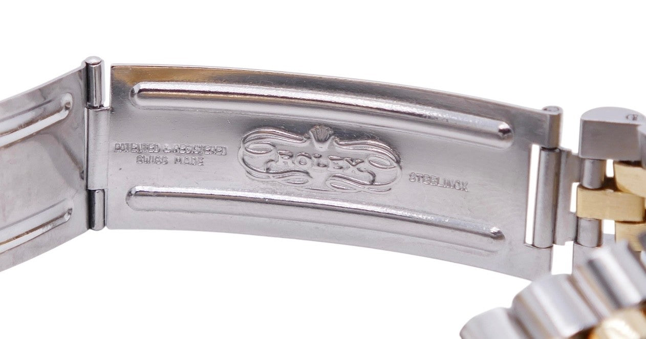 1979 Oyster Perpetual Date Just 16013 Rolex Watch 18k Gold & Stainless Steel