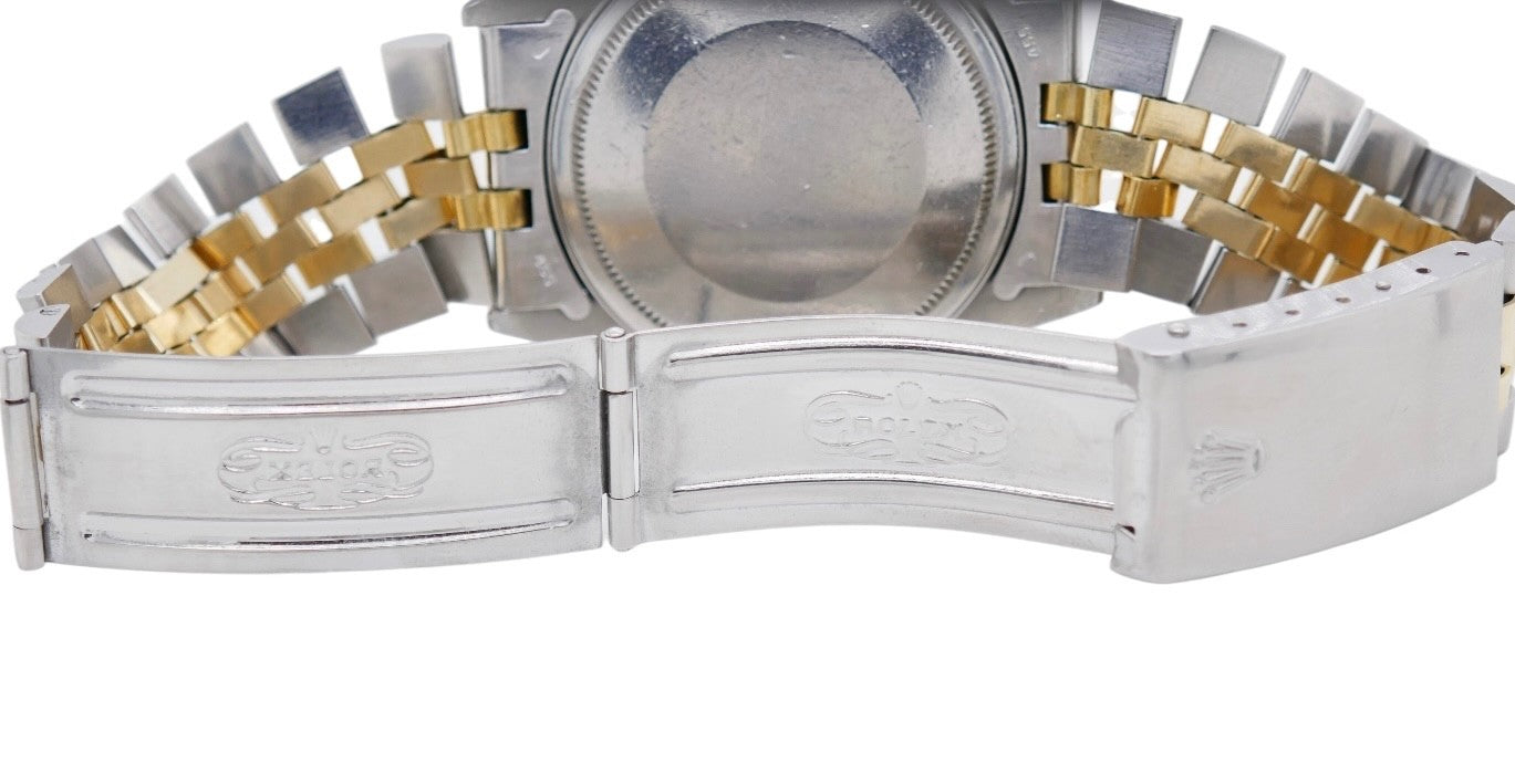 1979 Oyster Perpetual Date Just 16013 Rolex Watch 18k Gold & Stainless Steel