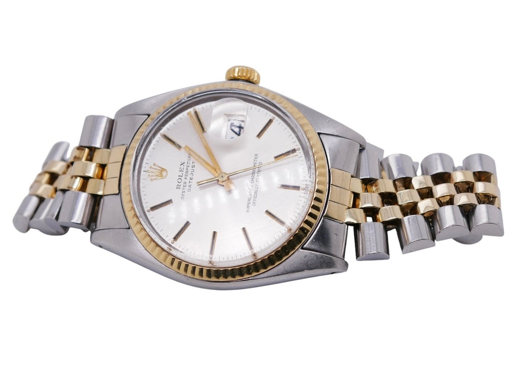 1979 Oyster Perpetual Date Just 16013 Rolex Watch 18k Gold & Stainless Steel