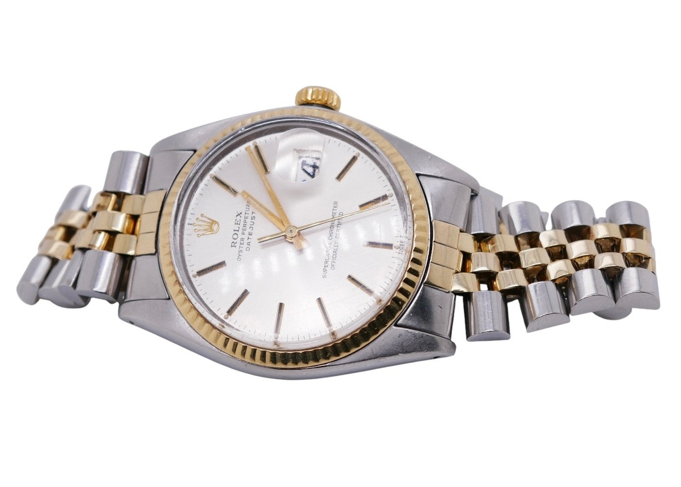1979 Oyster Perpetual Date Just 16013 Rolex Watch 18k Gold & Stainless Steel