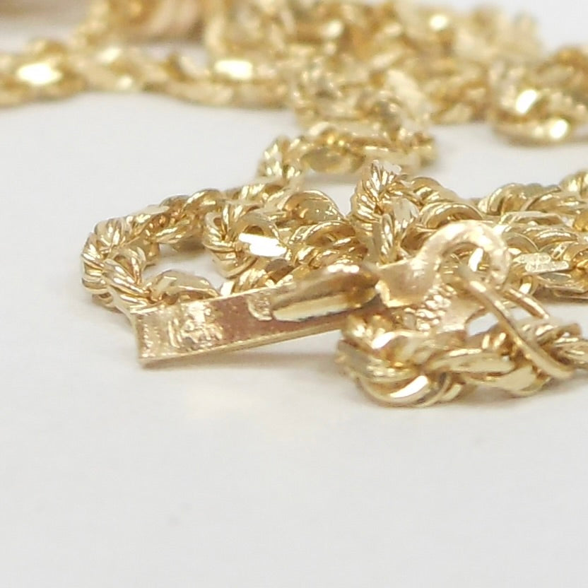 Vintage 14K Gold 0.70 ctw VS Diamond Cluster Pendant Necklace
