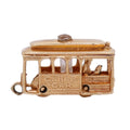 Vintage 14K Gold Articulated Cable Car Charm