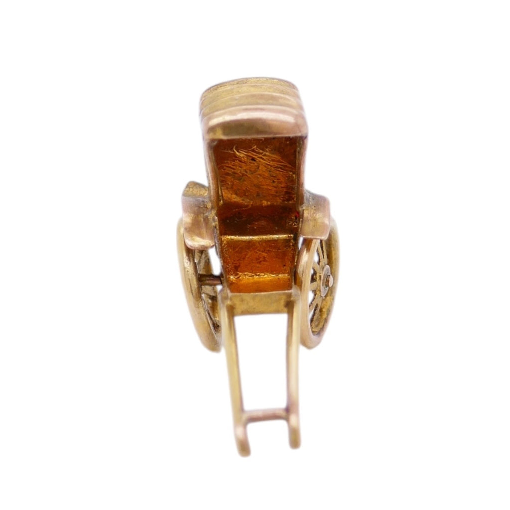 Vintage 14k Gold Buggy Charm