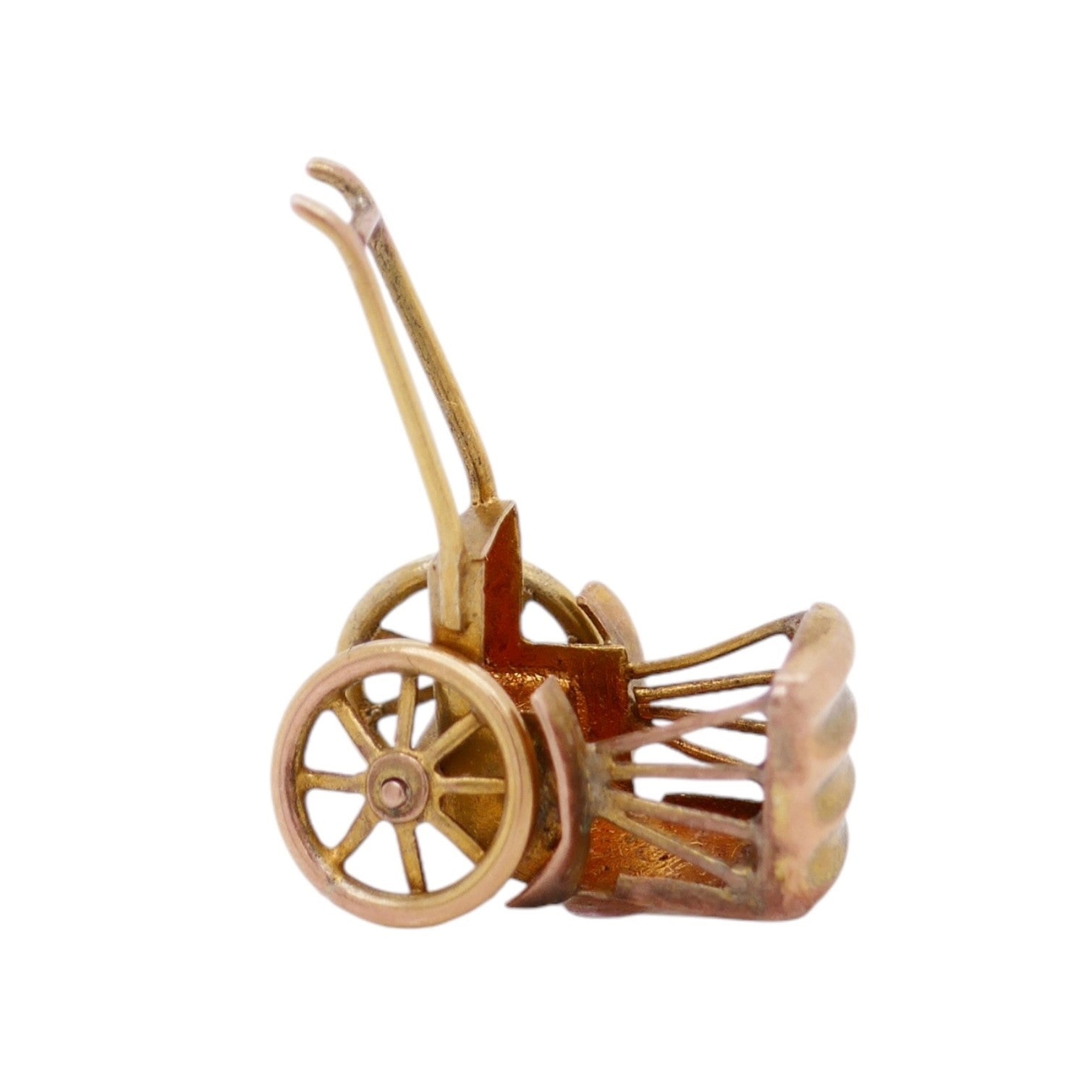 Vintage 14k Gold Buggy Charm