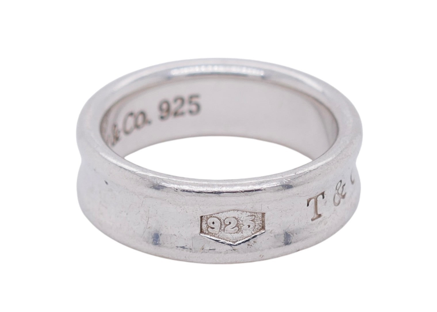 Tiffany & Co. 1837 Collection Sterling Silver Ring Size 8