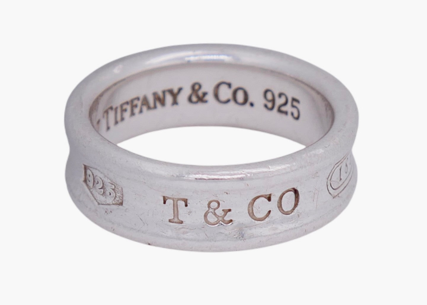 Tiffany & Co. 1837 Collection Sterling Silver Ring Size 8