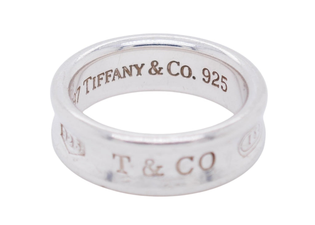 Tiffany & Co. 1837 Collection Sterling Silver Ring Size 8