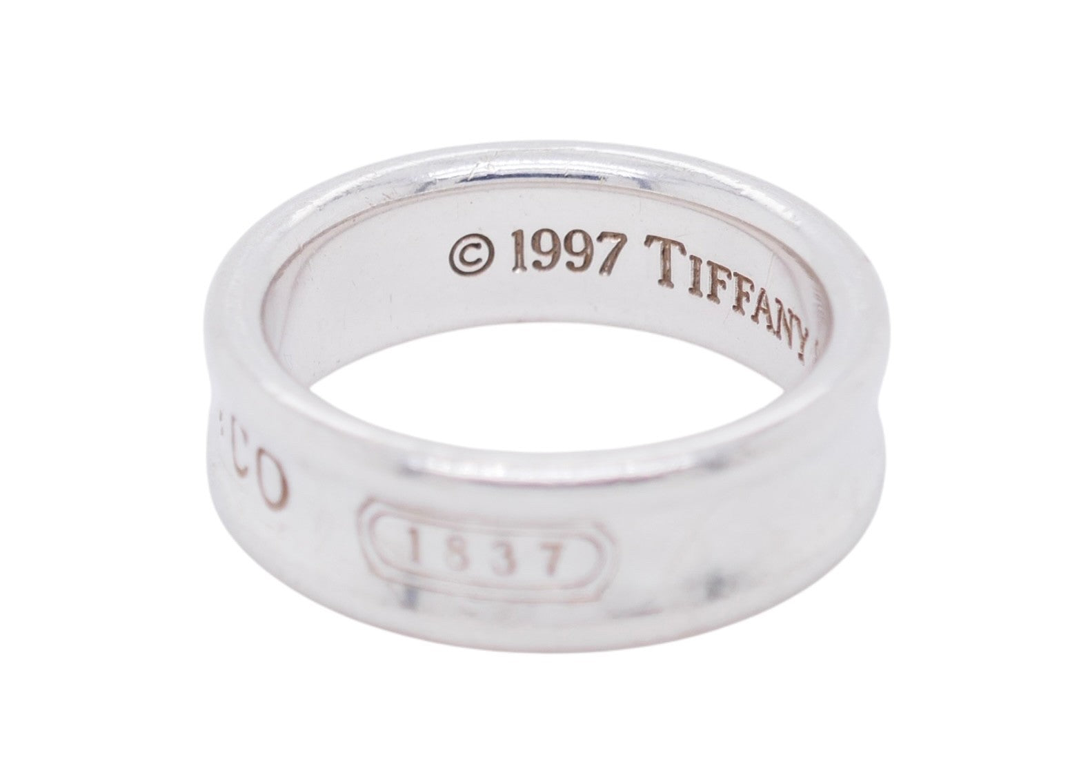 Tiffany & Co. 1837 Collection Sterling Silver Ring Size 8