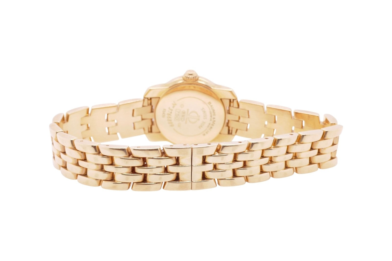 Baume & Mercier Geneve 1830 18K Solid Yellow Gold Women's Watch & Original Boxes