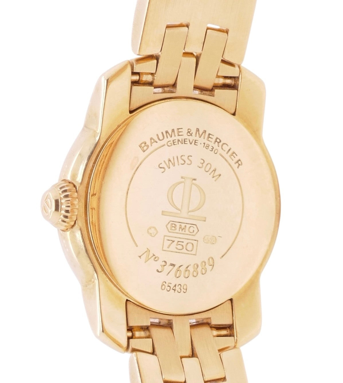 Baume & Mercier Geneve 1830 18K Solid Yellow Gold Women's Watch & Original Boxes