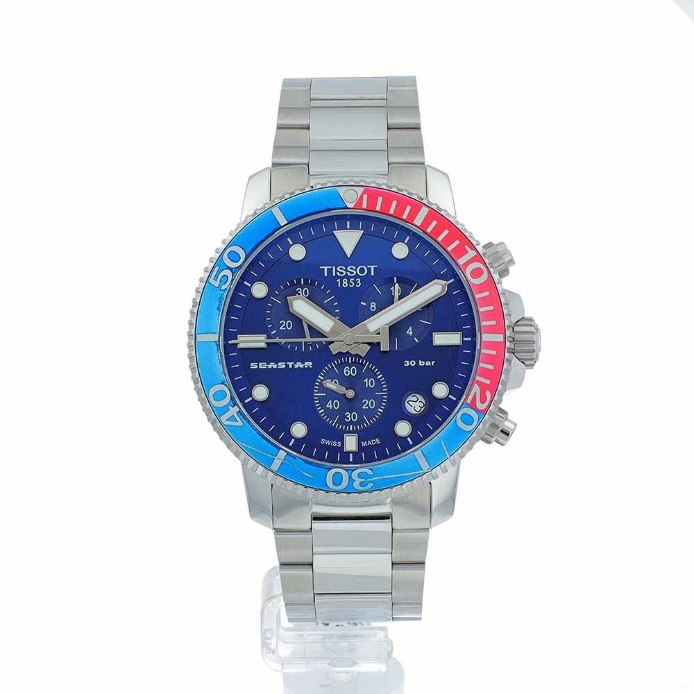 Men's Tissot Seastar 1000 Chronograph Quartz 45.5mm Stainless Steel Watch