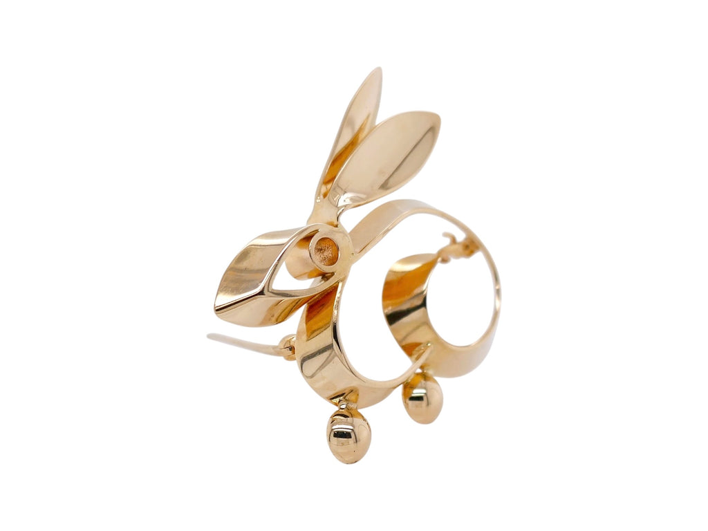 Tiffany & Co. 14k Yellow Gold Mid-Century Rabbit Brooch