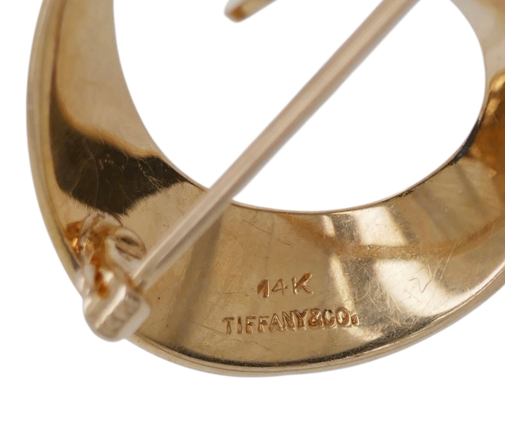 Tiffany & Co. 14k Yellow Gold Mid-Century Rabbit Brooch